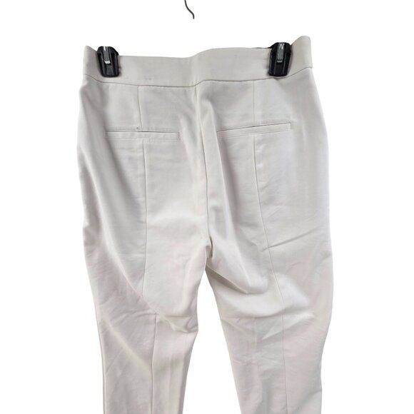 Express Women's Sailer Button High-Rise Ankle Pants White Size 4R Strech Classic - Picture 5 of 7